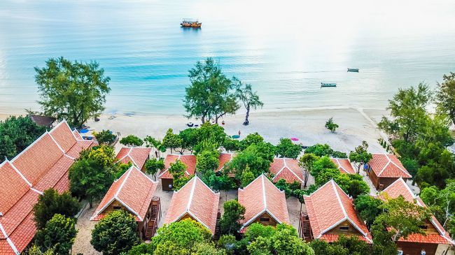Sol Beach Resort Koh Rong Sanloem Exteriör bild